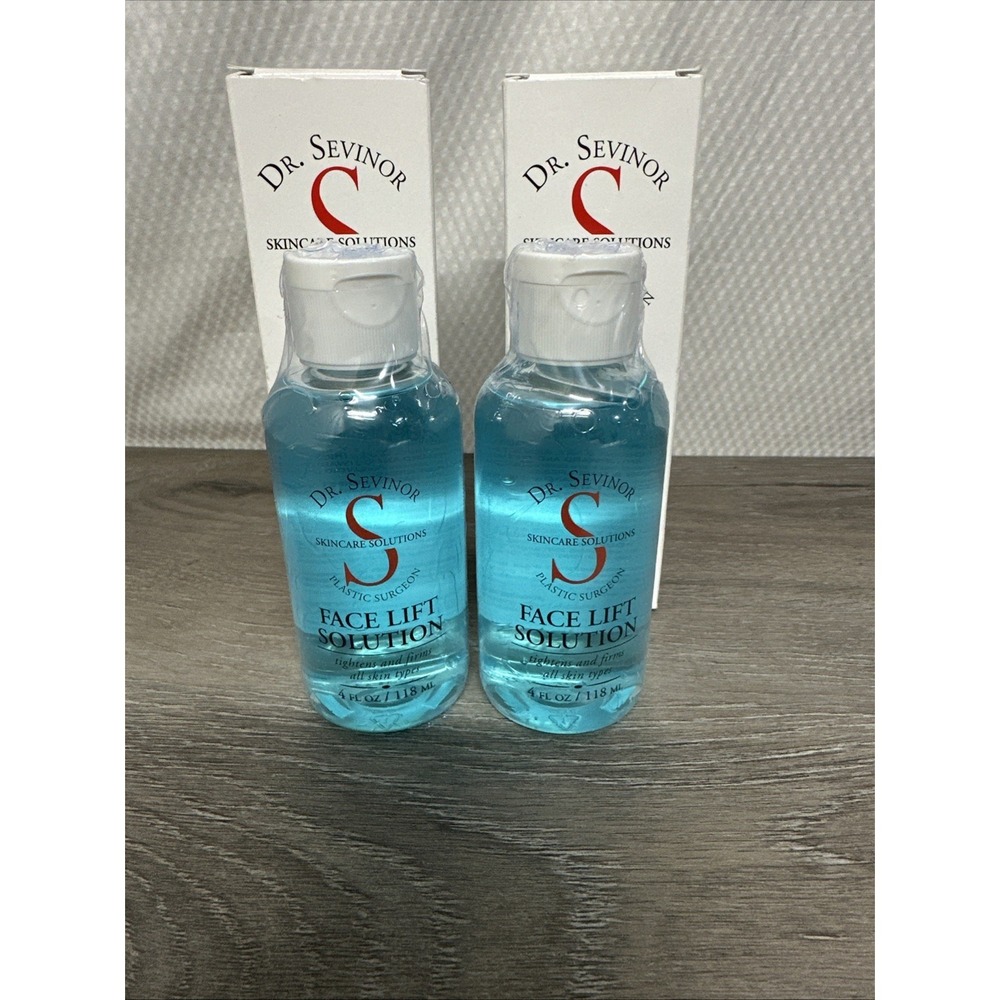 Dr Sevinor Face Lift Solution Unisex 4oz 2pk Blue New Tightening Firming Peel - Picture 6 of 8